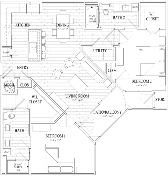 Floor Plans of Dryden in Humble, TX